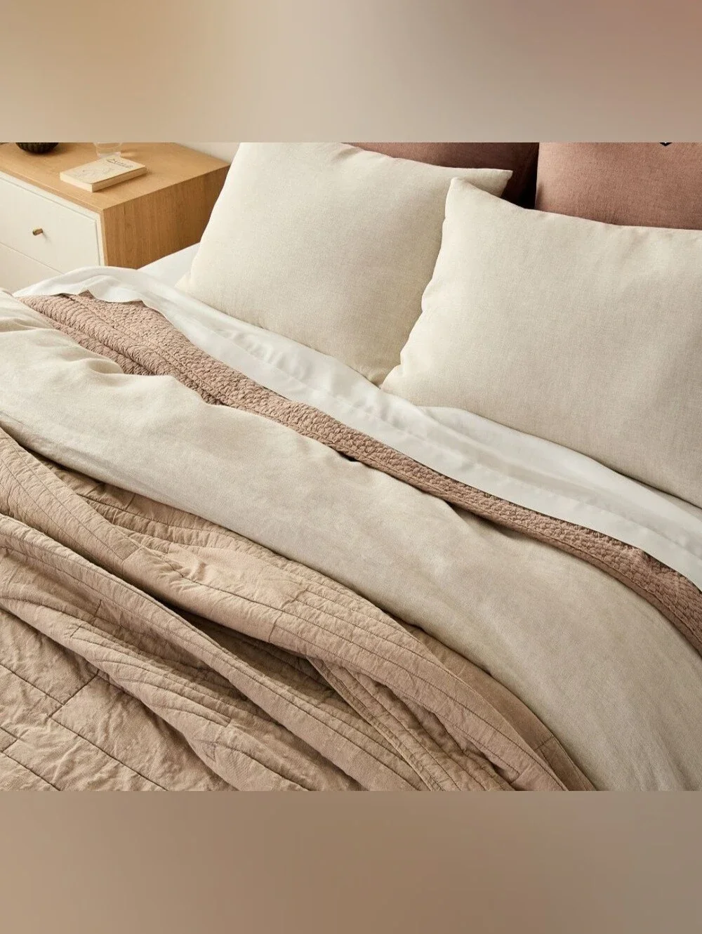 NEW!!! WEST ELM Parks Washed Cotton Quilt, King/California King,